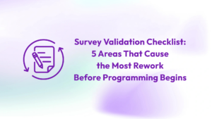 survey validation checklist