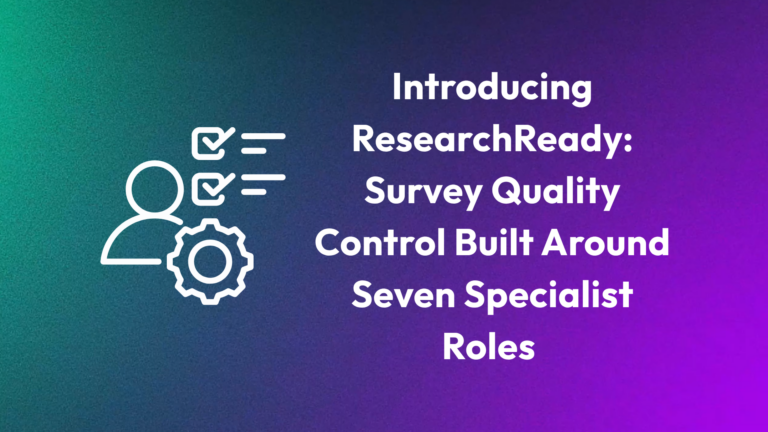 researcher and AI reviewing a survey questionnaire together, illustrating ResearchReady's approach to survey quality control