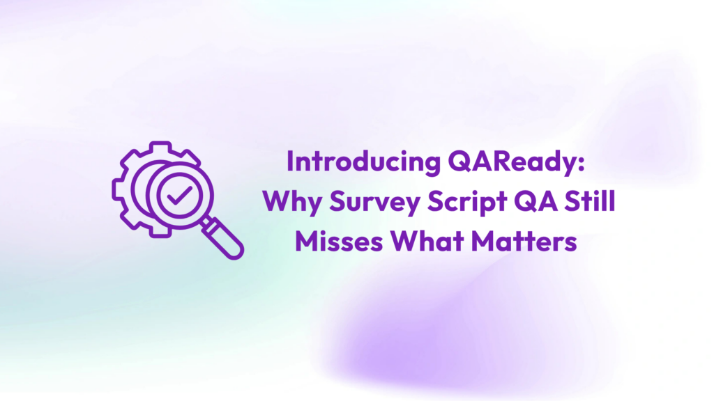 Survey Script QA